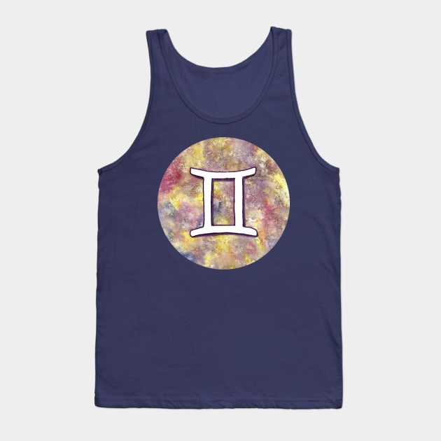 Gemini astrological sign Tank Top by Savousepate